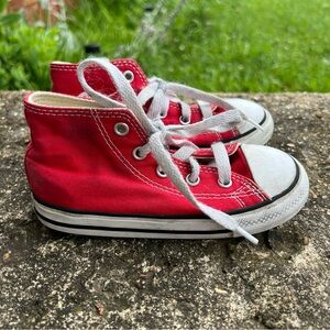 Converse Kids Red Sneakers